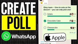 How to Create Poll in WhatsApp iPhone