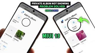 MIUI 13 Mi Gallery Private Album Features Enable Now | Mi Gallery Private Album Not Showing