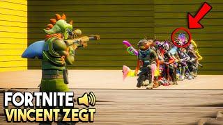 EEN HEADSHOT = WIN in VINCENT ZEGT?! - Fortnite Creative met 16 SPELERS!