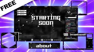 How to Make a FULL Twitch OVERLAY Pack for FREE (With Template)