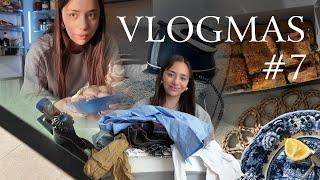 Vlogmas#7:DOLAPLAR TEMİZ,BEN BİTİK!Cahide Abla ile Mutfak Operasyonu,Ütü Meselesi ve Akşam Yemeği