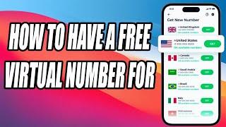 How to HAVE a FREE VIRTUAL NUMBER for WhatsApp (2024) Create Free Virtual Number for WhatsApp