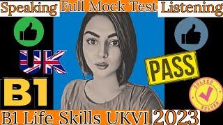 Full Test IELTS B1 Life Skills Speaking & Listening Test ||Latest ||  2023 || All Sections|| UKVI