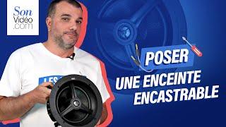 Comment poser une enceinte encastrable sur un mur en plâtre ? Les Tutos Son-Vidéo.com