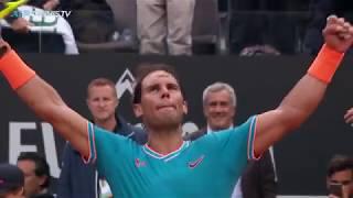 VINTAGE Rafa Nadal Forehand Winners v Tsitsipas | Rome 2019 Semi-Final