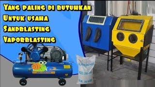 Review Box kabinet sandblast dan vaporblasting.