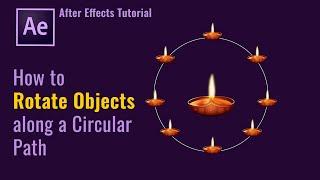 How to Animate Multiple objects along a Circular path in After Effects || After Effects Tutorial