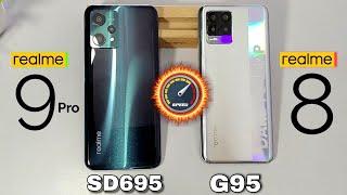 Realme 9 Pro Vs Realme 8 Speed Test | SD 695 Vs Helio G95 Speed Test | Atul Tech Bazaar