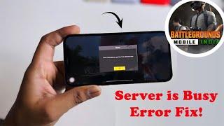 BGMI Fixes : Server Is Busy Please Try Again Later Error Code Restrict Area | Android Data Recovery