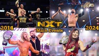 All Of WWE NXT PPV Main Events Match Card Compilation (2014 - 2024) With Special Events