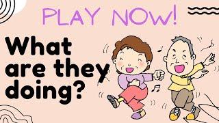 What are they doing! Fun ESL Beginners Game! Ready to use/ No Prep!