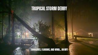 Tropical Storm Debby Spawns Tornadoes - Flash Flooding - High Winds in Beaufort County, SC