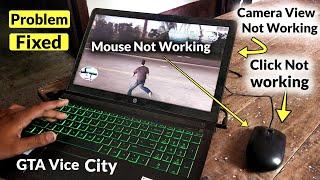 How to fix - Mouse not Working problem in GTA Vice City PC Game
