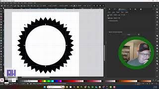 Making A Circular Seal In Inkscape