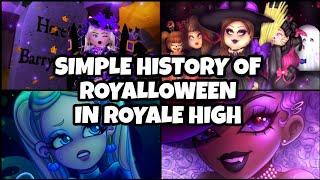 SHORT History Of *ROYALLOWEEN* In Royale High | 2017 - 2022