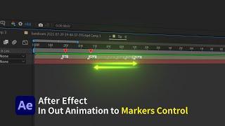 After Effects In Out Animation to Markers Control