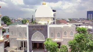 Melihat Indahnya Masjid Al Falah Palembang dari Udara Video Drone - SJRC F5s Pro Plus