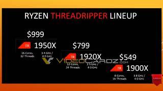 AMD Ryzen Theadripper 1900x | Official | OnScreen Tech|