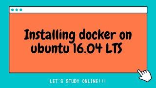 How to install docker in Ubuntu 16.04