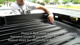 X-Cargo Car Top Carrier - U-Bolt Mounting Installation