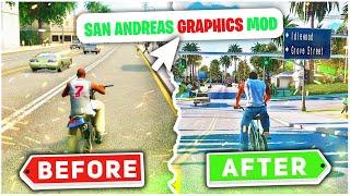 How To Install Graphics Mod In GTA San Andreas - Realistic Vision Mod ( 2024 New Graphics Mod! )