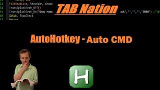 AutoHotkey - Auto Run Commands in Command Prompt Fast!