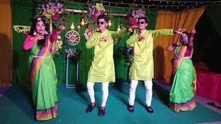 Chander Batti dance cover || Holud Dance Performance || Funny Wedding Dance || Farvin Abir