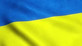 Flag of Ukraine Animated Background Loop Animation