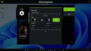 How to Record Desktop with NVIDIA GeForce Experience?