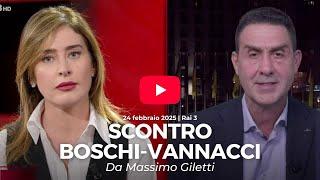 Scontro Boschi- Vannacci da Massimo Giletti