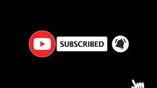 Black screen subscribe animation