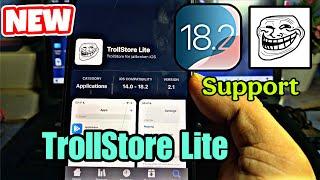 NEW Update TrollStore Lite support iOS 18.2/17.7.5/16.7.10/15.8.3 Installing not PC requires