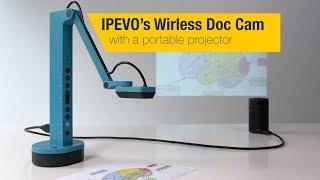 IPEVO’s Wireless Doc Cam with a portable projector