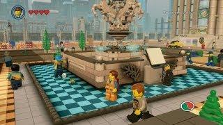 The LEGO Movie Videogame - All Red Bricks in Bricksburg (Bricksburg 100% Guide)