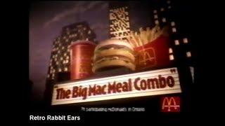 1988 McDonalds Big Mac Meal Combo Only $3.59!