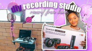 DIY | HOW TO SET UP A HOME RECORDING STUDIO FOR CHEAP | Recording Set Up for Beginners UNDER $300