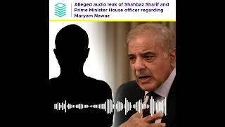 Alleged audio leaked of Shahbaz Sharif with PM House Officer regarding Maryam Nawaz's Son-in-Law.