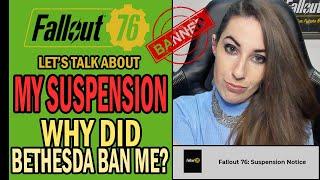 Bethesda Banned Me for “Griefing” but What Happened Exactly? | Fallout 76 | Let's Talk About