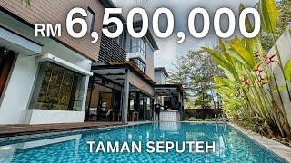 House Tour 83: 3 Sty Modern Bungalow 24HR Gated Community with Australian Landscape in Taman Seputeh