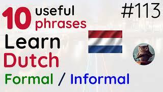 Learn Dutch Random Phrases