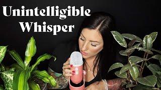 ASMR Unintelligible Whisper - Up Close & Extra Tingly