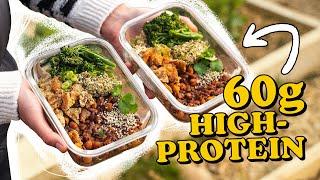 Revolutionise Your Meal Prep with 60g Plant-Based Protein Per Meal! Easy Meal Prep For Working Out 