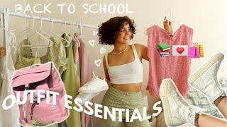 BACK TO SCHOOL CLOSET ESSENTIALS! Back to school outfit essentials/ easy guide to look your best