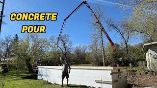 Pouring ICF Concrete Walls  [Cabin Project]