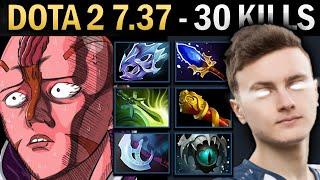 Anti-Mage Gameplay Miracle with 30 Kills and Skadi - Dota 2 7.37