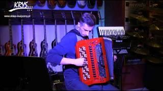 Prezentacja ROLAND FR-8xb V-Accordion guzikowy KRYS