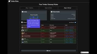 Twitter Picker - Twitter Giveaway Picker