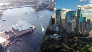 4K Drone Footage: Sydney CBD, NSW