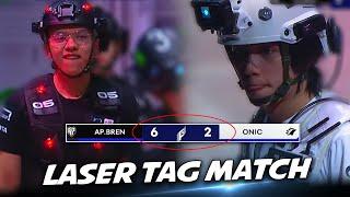 WTF!?  EVEN in LASER TAG AP.BREN WON AGAINST ONIC ESPORTS. . .