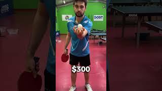 $1000 Vs $300 Ping Pong Racket  #pingpong #masatenisi #sports #pingpongracket #pingpongtrickshots